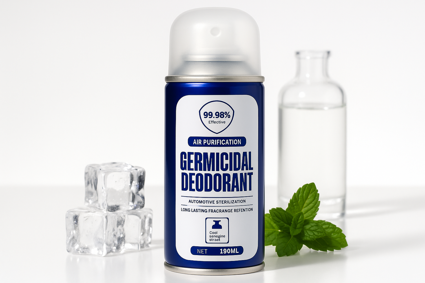 Clean and cool cologne deodorant